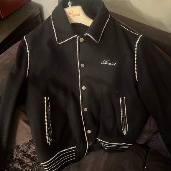 AMIRI JACKET WITH CRYSTALS SIZE 48 EXCELLENT CONDITION - Picture 5 of 10
